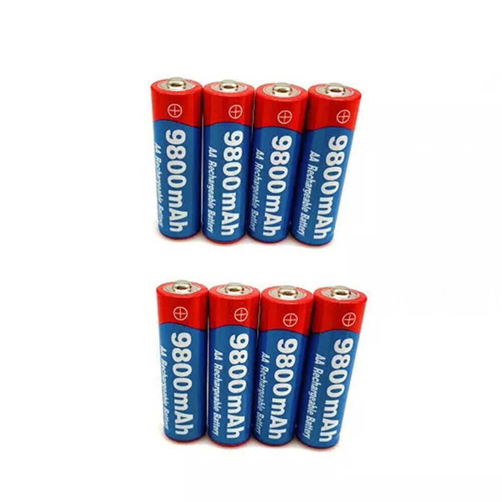 Batería Universal AA 1.5V 9800mAh Baterías Recargables 4 Ranuras Cargador de Batería - Imagen 4 de 30