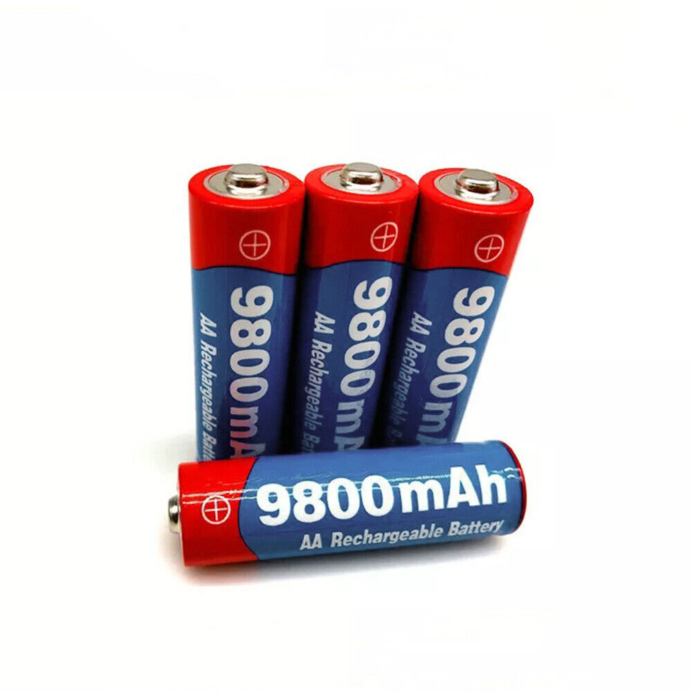 Batería Universal AA 1.5V 9800mAh Baterías Recargables 4 Ranuras Cargador de Batería - Imagen 5 de 30