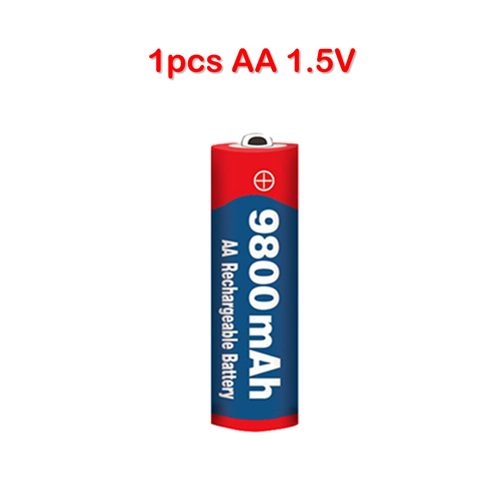 Batería Universal AA 1.5V 9800mAh Baterías Recargables 4 Ranuras Cargador de Batería - Imagen 8 de 30