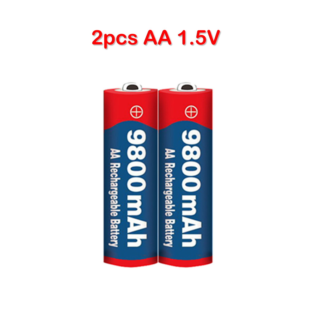 Batería Universal AA 1.5V 9800mAh Baterías Recargables 4 Ranuras Cargador de Batería - Imagen 9 de 30