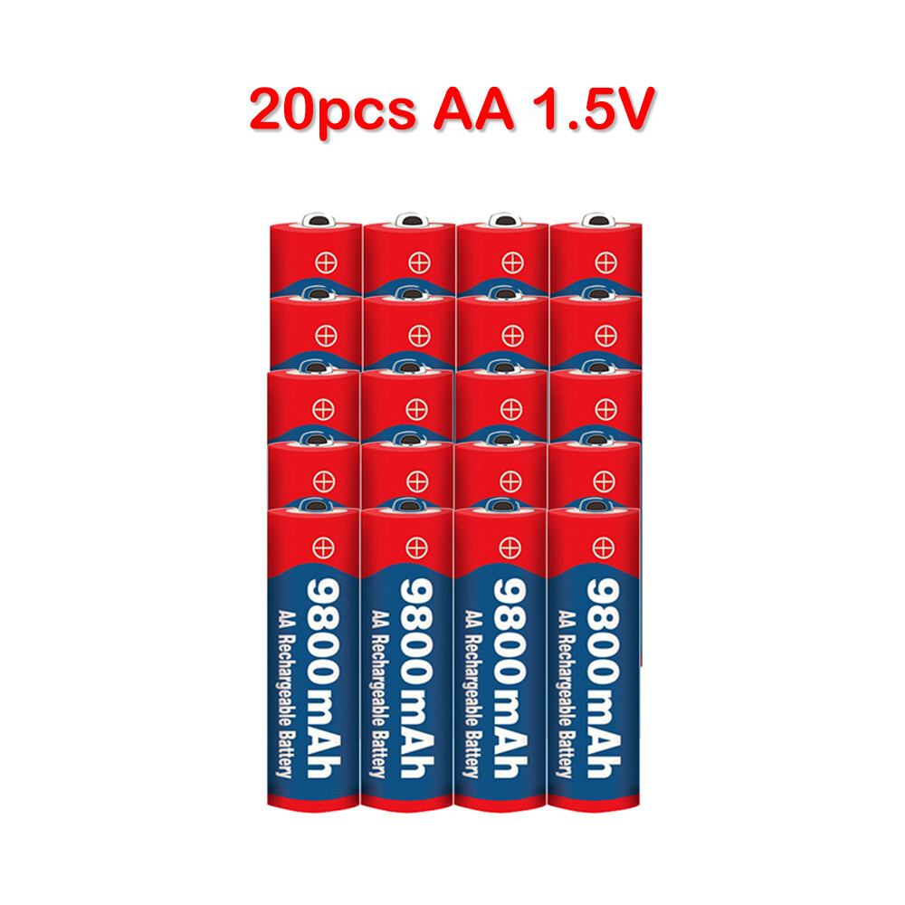 Batería Universal AA 1.5V 9800mAh Baterías Recargables 4 Ranuras Cargador de Batería - Imagen 13 de 30