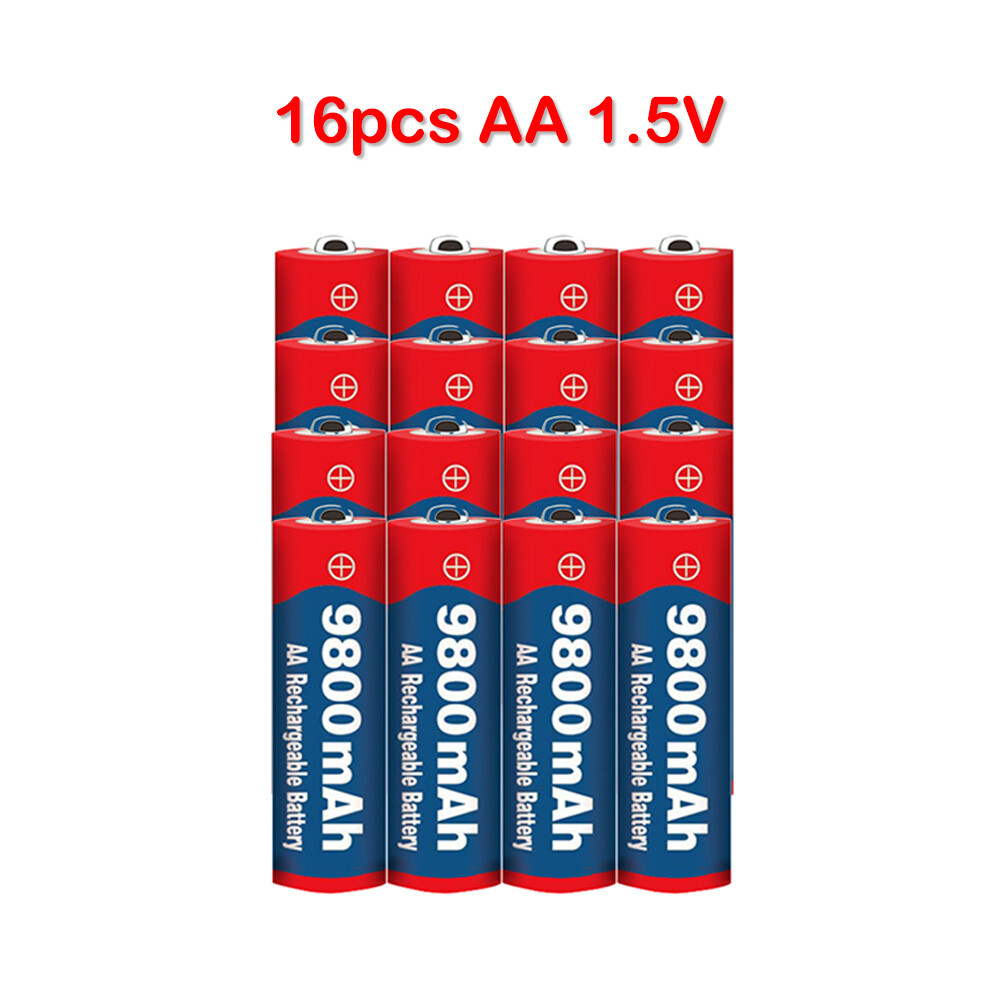 Batería Universal AA 1.5V 9800mAh Baterías Recargables 4 Ranuras Cargador de Batería - Imagen 14 de 30