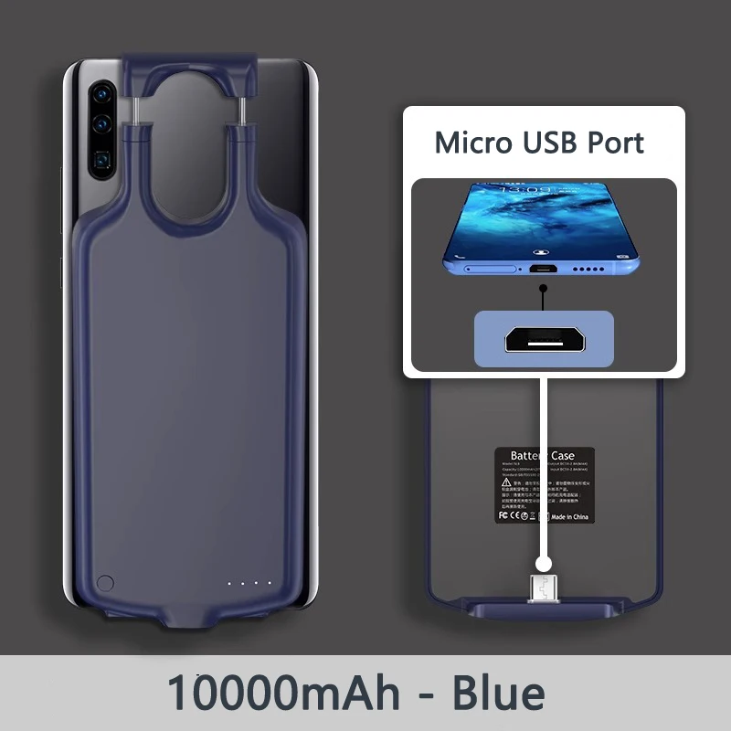 Estuche de Carga de Batería Portátil Externo Banco de Alimentación Estuche para iPhone Teléfono Android - Imagen 31 de 40