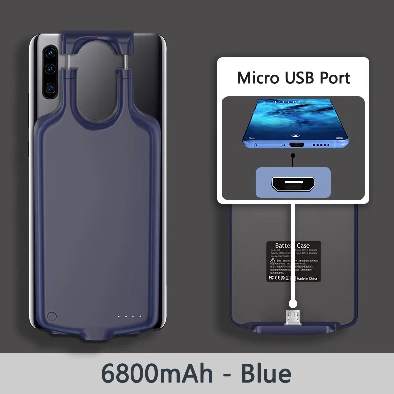 Estuche de Carga de Batería Portátil Externo Banco de Alimentación Estuche para iPhone Teléfono Android - Imagen 28 de 40