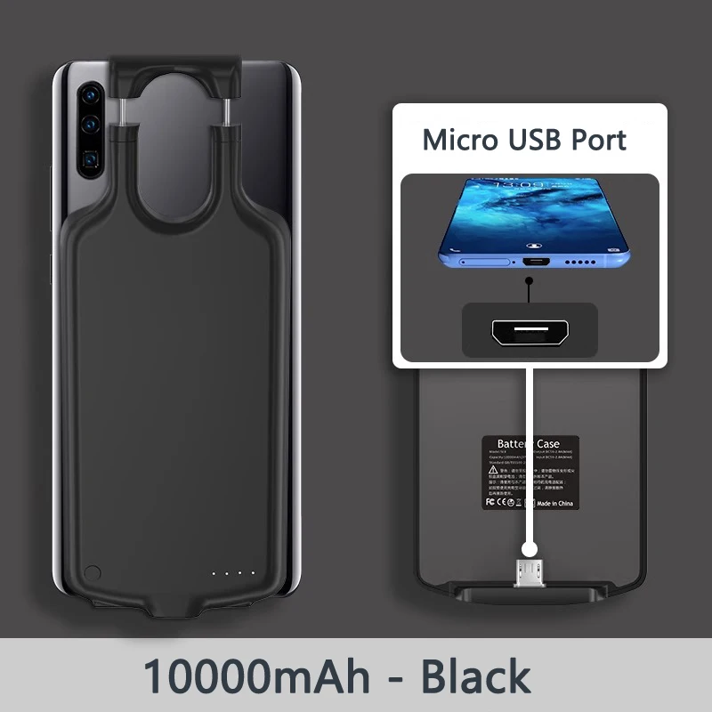 Estuche de Carga de Batería Portátil Externo Banco de Alimentación Estuche para iPhone Teléfono Android - Imagen 30 de 40