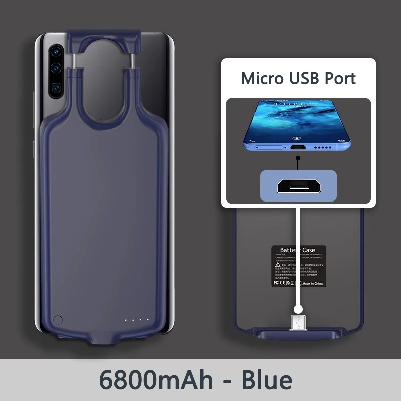 Estuche de Carga de Batería Portátil Externo Banco de Alimentación Estuche para iPhone Teléfono Android - Imagen 26 de 40