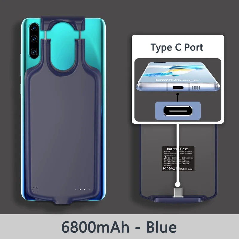Estuche de Carga de Batería Portátil Externo Banco de Alimentación Estuche para iPhone Teléfono Android - Imagen 33 de 40