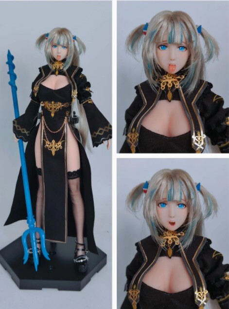 1/6 Beauty Girl Obitsu Head Model Fit 12" Female PH TBL JO LD UD Figure Body - Picture 41 of 48