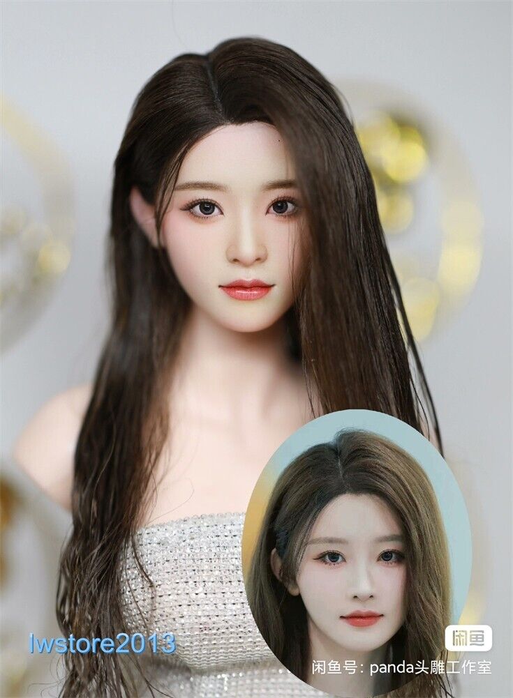 1/6 Beauty Girl Head Sculpt Fit 12" Female PH TBL UD LD Action Figure Body Dolls - Picture 2 of 54