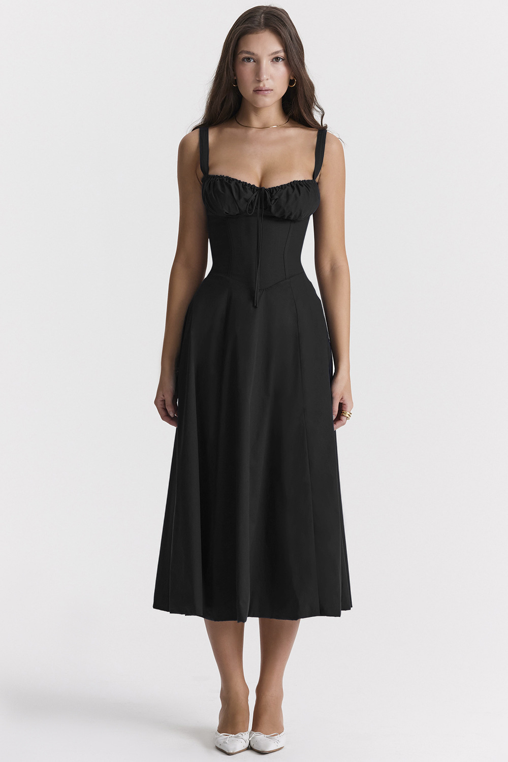 2025 summer temperament, high-end sense, camisole, gentle style French skirt - Picture 15 of 19