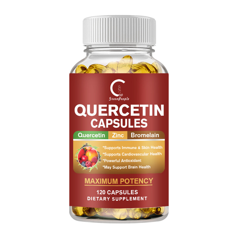 Quercetin 1000mg With Bromelain - Natural Immune supplement, 120-600 Capsules - Picture 12 of 15