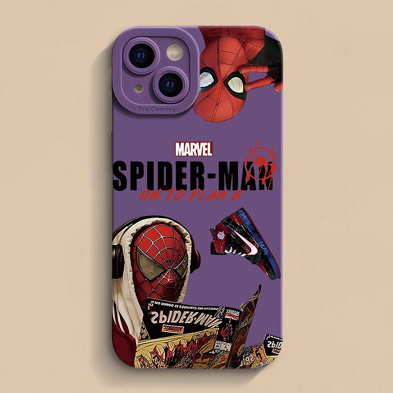 Etui na telefon Cartoon Spider do iPhone 16 15 14 13 12 11 Pro Max X XS XR 7 - Zdjęcie 21 z 22