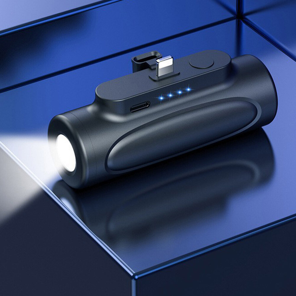 Mini cargador portátil de 5000 mAh banco de energía compacto paquete de baterías para iPhone Android - Imagen 25 de 26