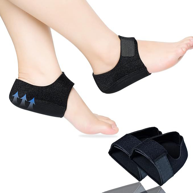 Heel Protectors, Heel Cups for Plantar Fasciitis,Thickened Gel Heel Cushion Pads - Picture 9 of 10