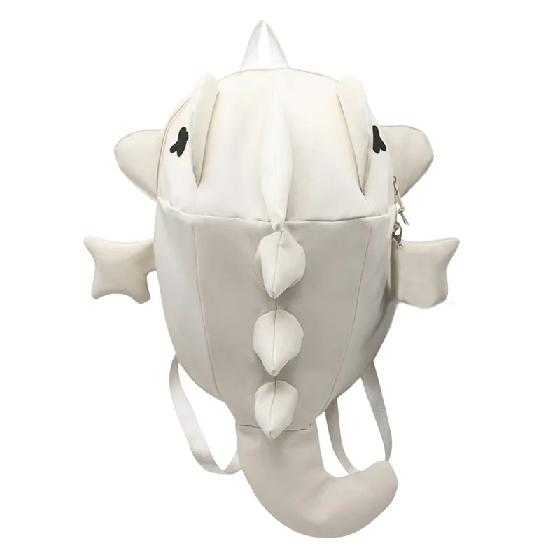 Men Women Backpack, Trendy Shark Shaped Large Capacity School Backpack Daily Bag - Picture 22 of 24