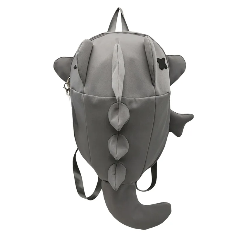 Men Women Backpack, Trendy Shark Shaped Large Capacity School Backpack Daily Bag - Picture 23 of 24