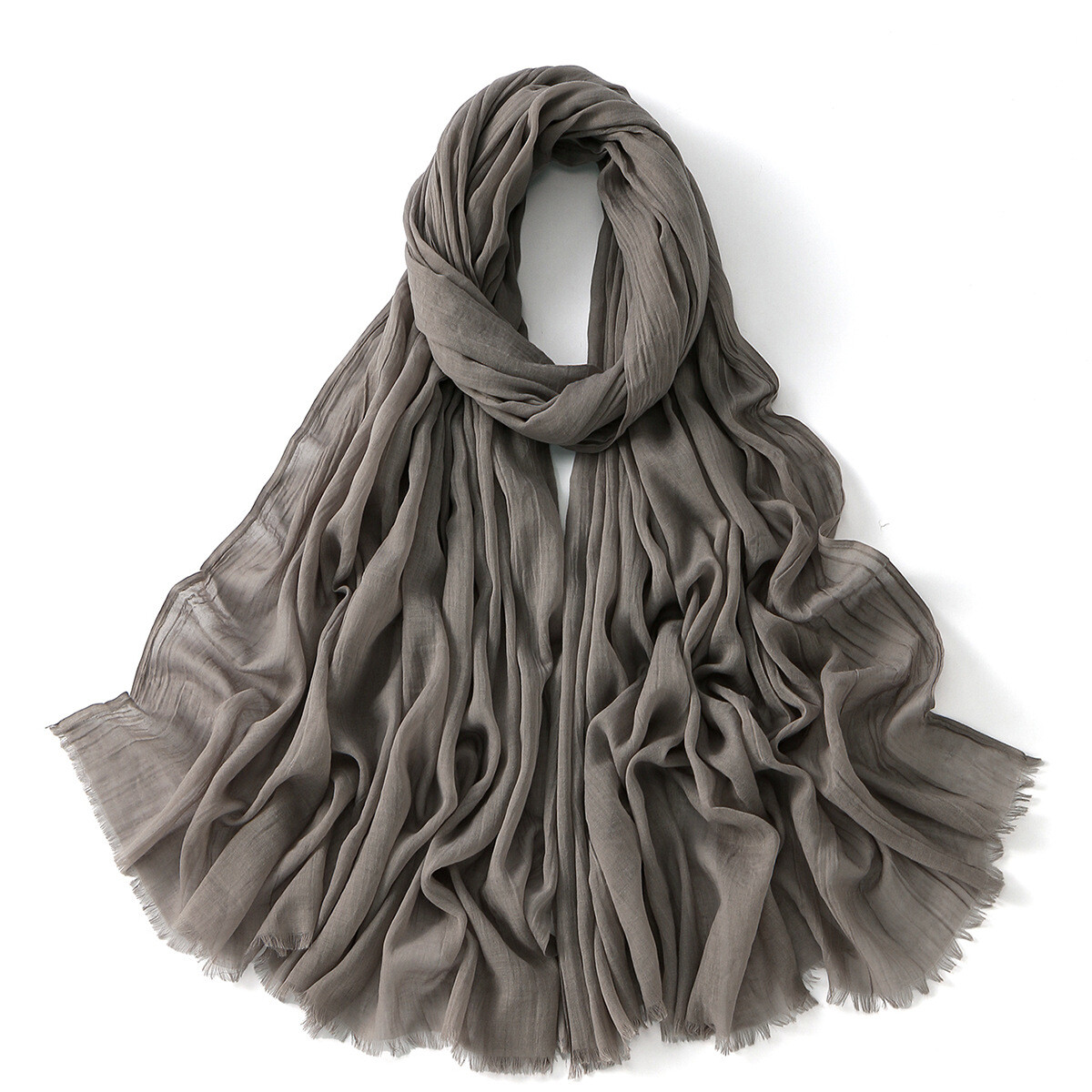 Solid Color Long Headscarf Muslim Women Hijab Scarves Shawl Wrap Head Cover Arab - Picture 29 of 54