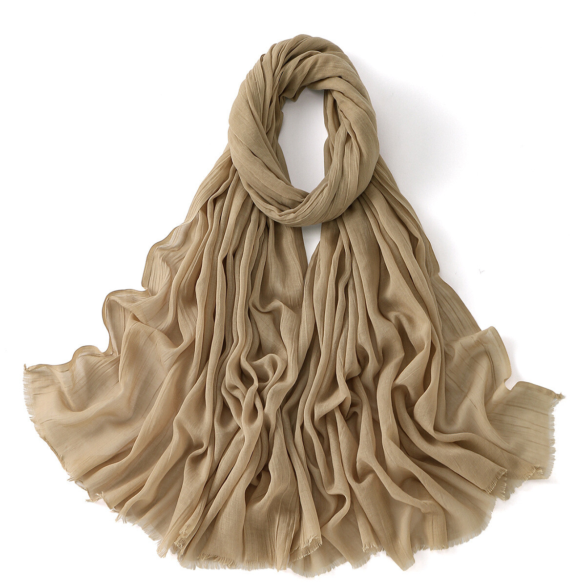 Solid Color Long Headscarf Muslim Women Hijab Scarves Shawl Wrap Head Cover Arab - Picture 47 of 54