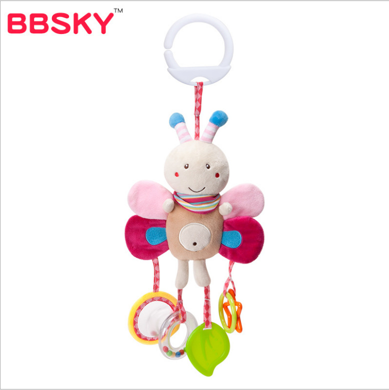 Animal car hanging wind chime toy soothes baby doll plush toy - Picture 14 of 18