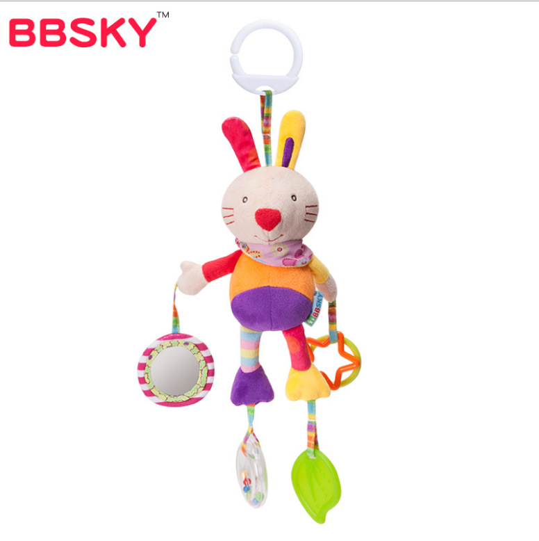 Animal car hanging wind chime toy soothes baby doll plush toy - Picture 15 of 18