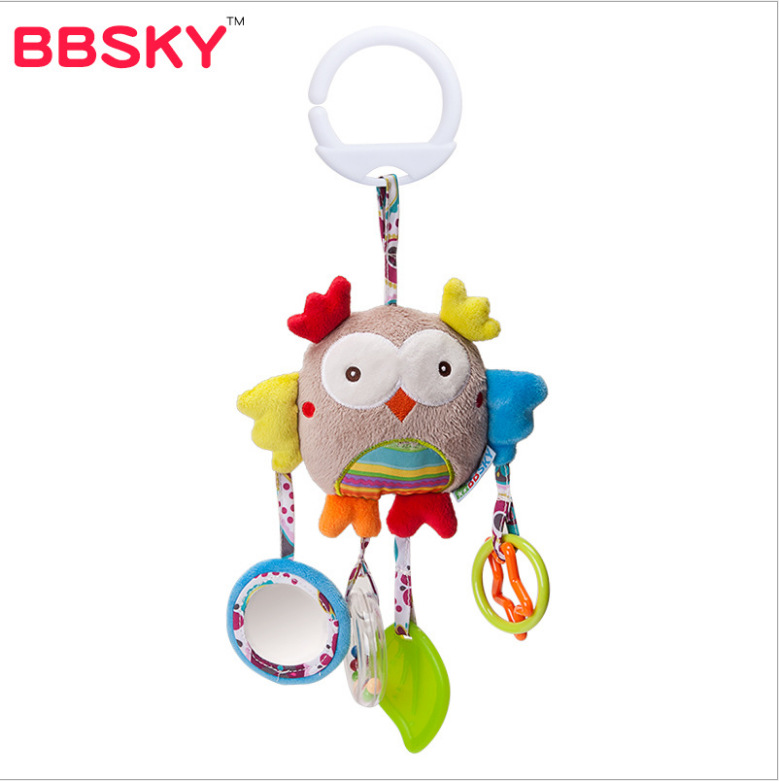 Animal car hanging wind chime toy soothes baby doll plush toy - Picture 16 of 18