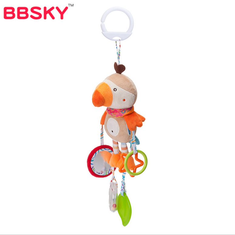 Animal car hanging wind chime toy soothes baby doll plush toy - Picture 17 of 18