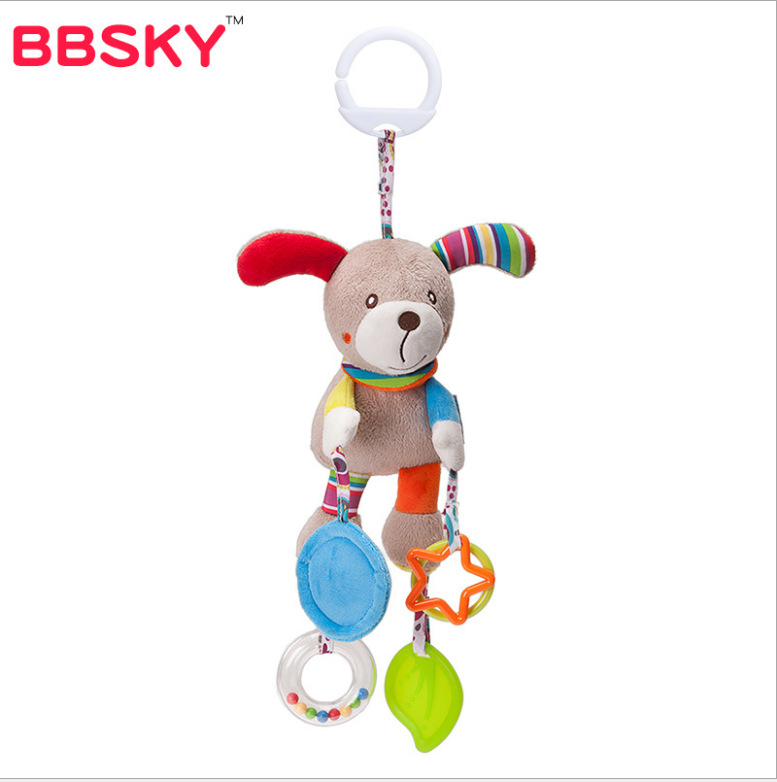 Animal car hanging wind chime toy soothes baby doll plush toy - Picture 13 of 18