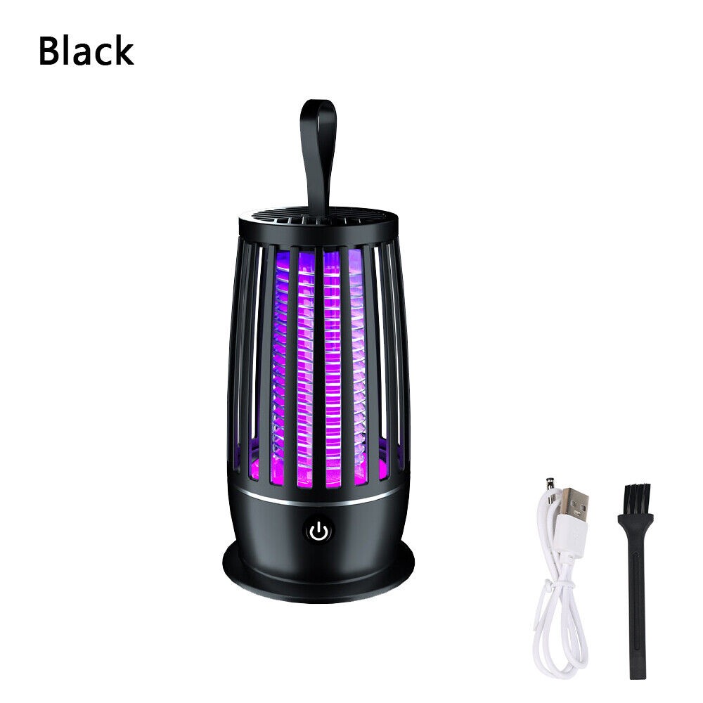 Lámpara Asesina de Mosquitos Eléctrica Recargable Insectos Zapper Mosca Insectos Trampa Luz UV - Imagen 25 de 27