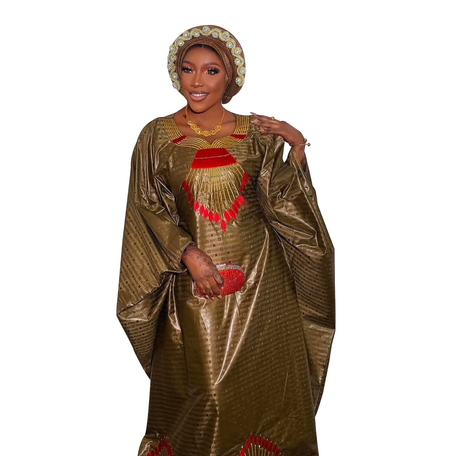 Gorra de hiyab africana para mujer Aso Oke Gele sombrero automático boda gorro cabeza envolvente - Imagen 63 de 89