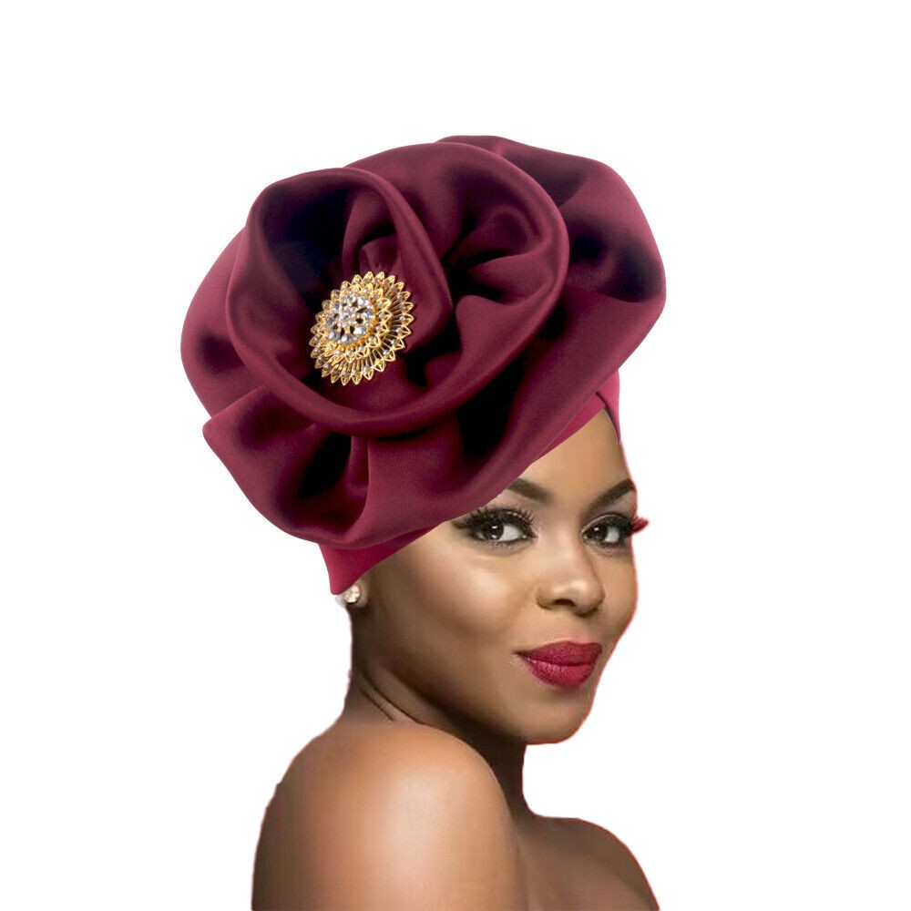 Gorra de hiyab africana para mujer Aso Oke Gele sombrero automático boda gorro cabeza envolvente - Imagen 84 de 89