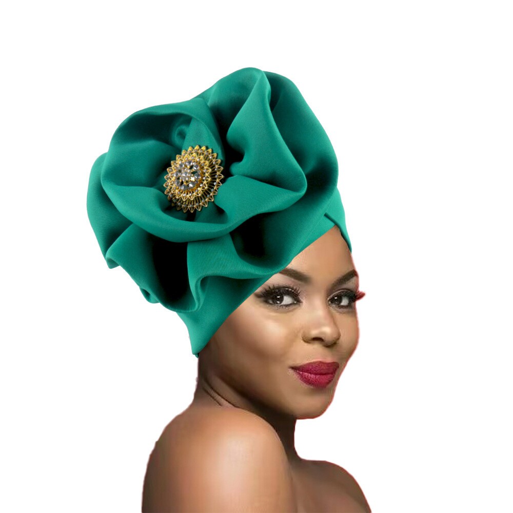 Gorra de hiyab africana para mujer Aso Oke Gele sombrero automático boda gorro cabeza envolvente - Imagen 86 de 89