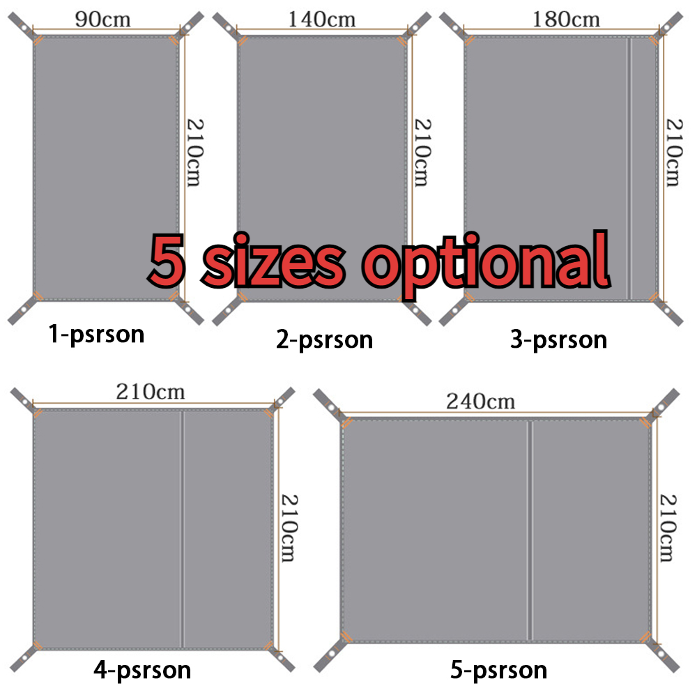 Ultralight Tent Footprint Waterproof Camping Tarp Ground Sheet + Drawstring Bag - Picture 22 of 26