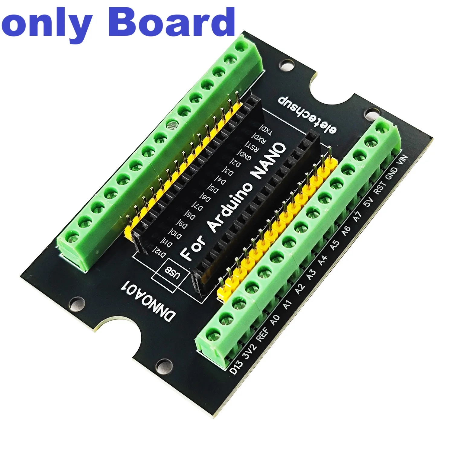 DIN35 C45 DIN Rail Expansion Board 3.96MM Mount Screw Terminal Block Adapter