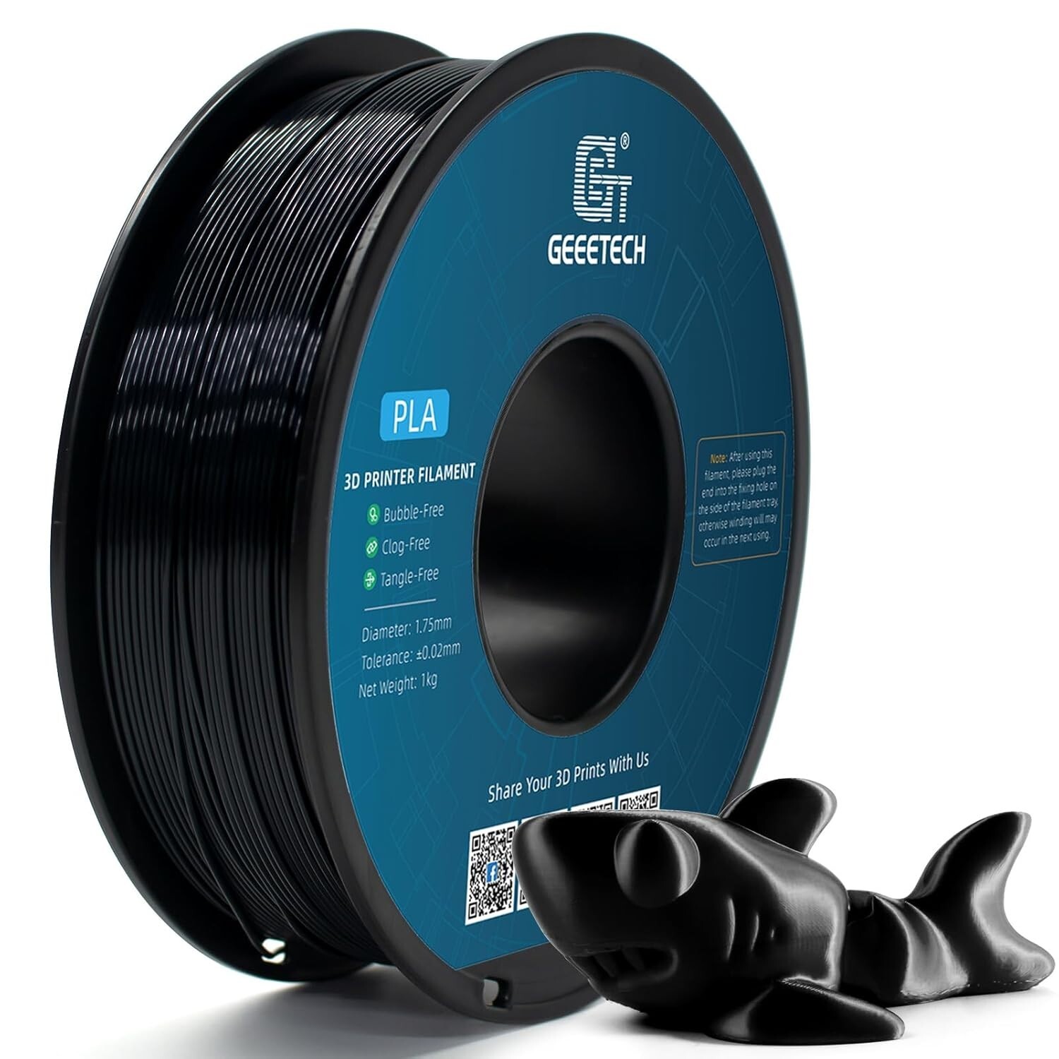 Geeetech 3D Printer Filament 1.75mm 1KG/roll PLA/PETG/TPU/ABS+/Silk PLA/HS-PLA - Picture 26 of 171