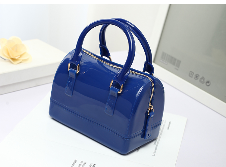 2025 Shoulder Crossbody Handheld Mini Jelly Bag Water Bucket Bag Blue - Picture 25 of 25