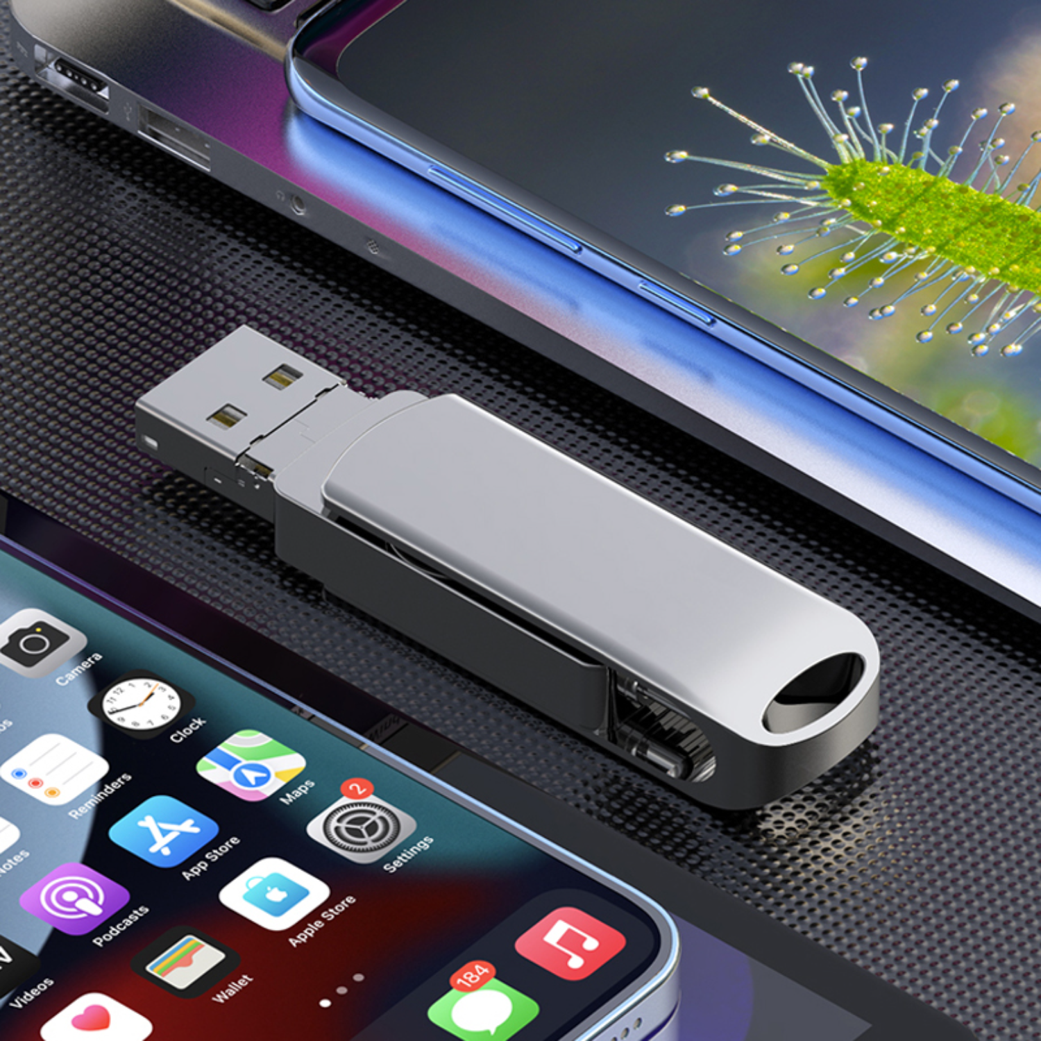4 in 1 Flash Drive USB Stick Type-C für iPhone Macbook iPad Samsung Android 2TB - Bild 14 von 15