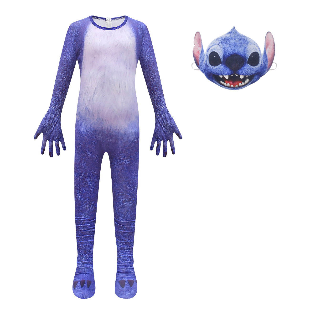 Lilo and Stitch Jumpsuit Costume Fancy Dress Carnival Cosplay Kids Boys Girls - Picture 6 of 7