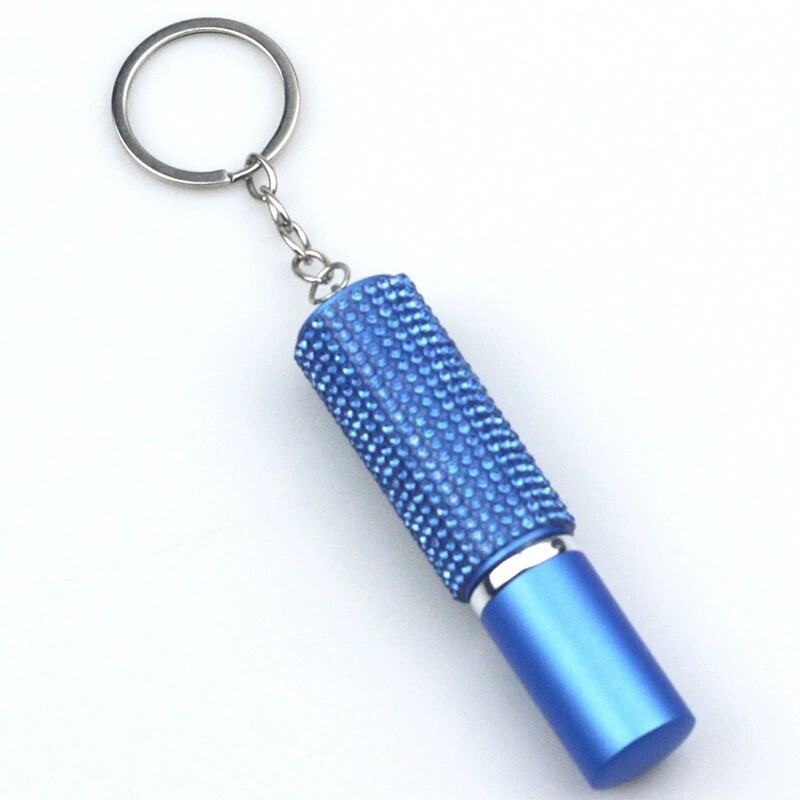 10ml Perfume Spray Bottle Rhinestones Travel Perfume Atomizer Keychain - Picture 13 of 15