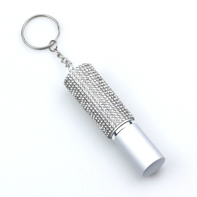 10ml Perfume Spray Bottle Rhinestones Travel Perfume Atomizer Keychain - Picture 14 of 15