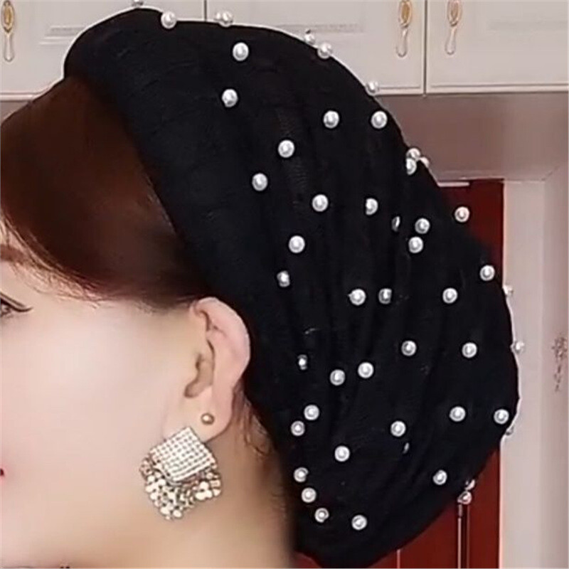 Mujeres Diadema Sombrero Cubierta para la Cabeza Gorras Turbante Islámico Pérdida de Cabello Gorro Dama Prendas para la Cabeza - Imagen 15 de 37