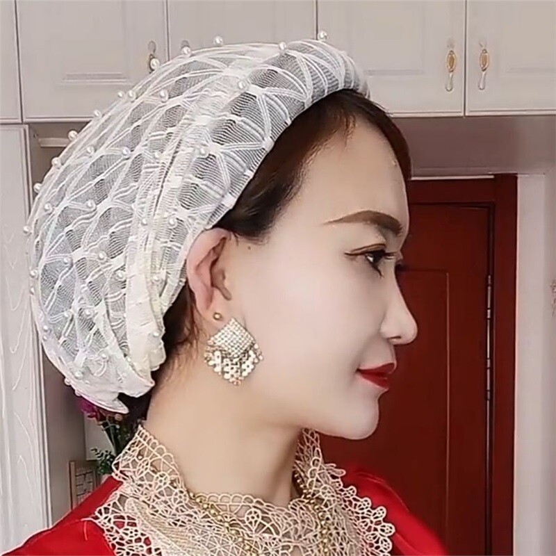 Mujeres Diadema Sombrero Cubierta para la Cabeza Gorras Turbante Islámico Pérdida de Cabello Gorro Dama Prendas para la Cabeza - Imagen 17 de 37