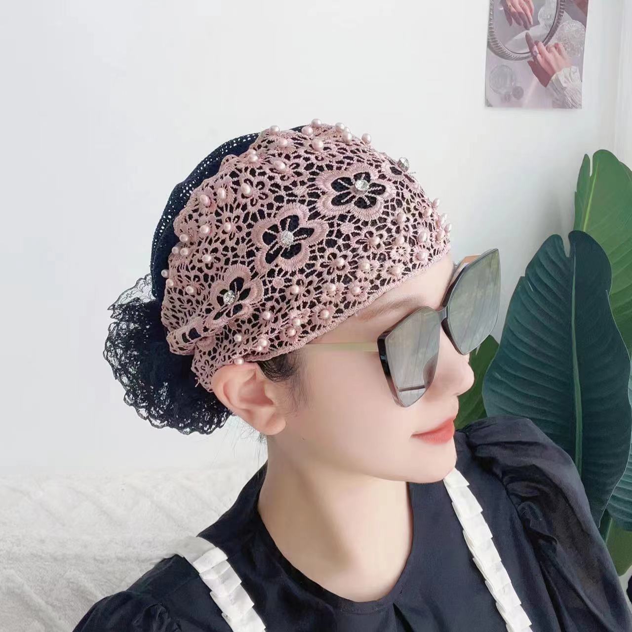 Mujeres Diadema Sombrero Cubierta para la Cabeza Gorras Turbante Islámico Pérdida de Cabello Gorro Dama Prendas para la Cabeza - Imagen 27 de 37