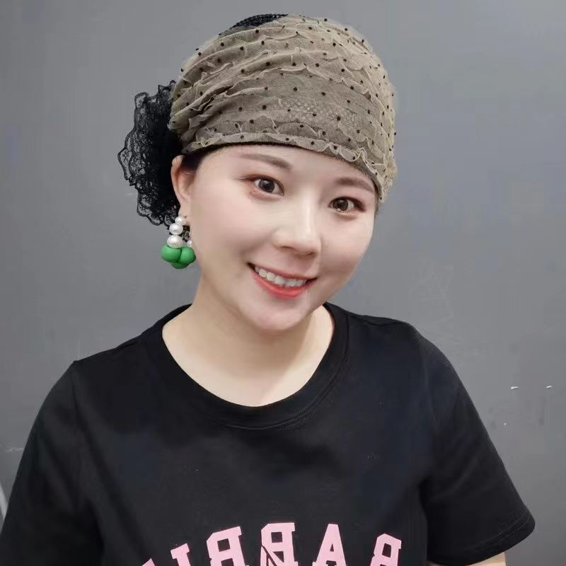 Mujeres Diadema Sombrero Cubierta para la Cabeza Gorras Turbante Islámico Pérdida de Cabello Gorro Dama Prendas para la Cabeza - Imagen 28 de 37