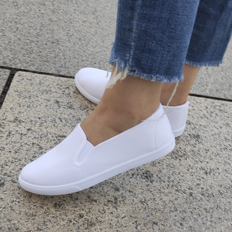 WOMENS LADIES FLAT SLIP ON ESPADRILLES PUMPS CANVAS PLIMSOLES SHOES SIZE