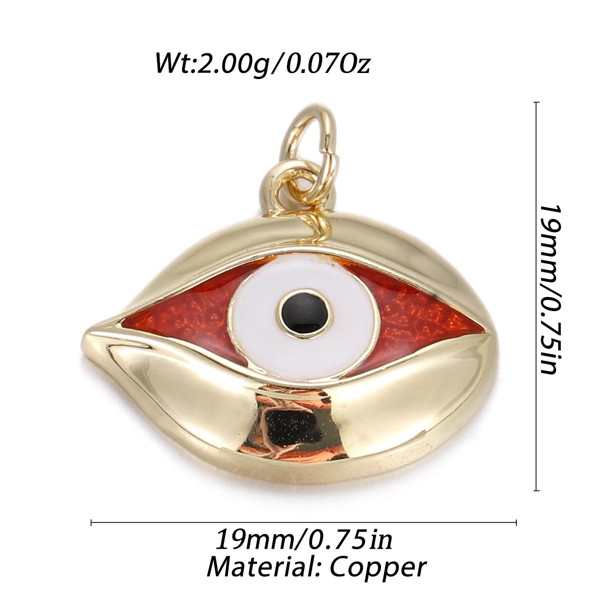 Gold Evil Eye Pendant DIY for Bracelet Necklace Charm Jewelry Making Accessories - Bild 13 von 72