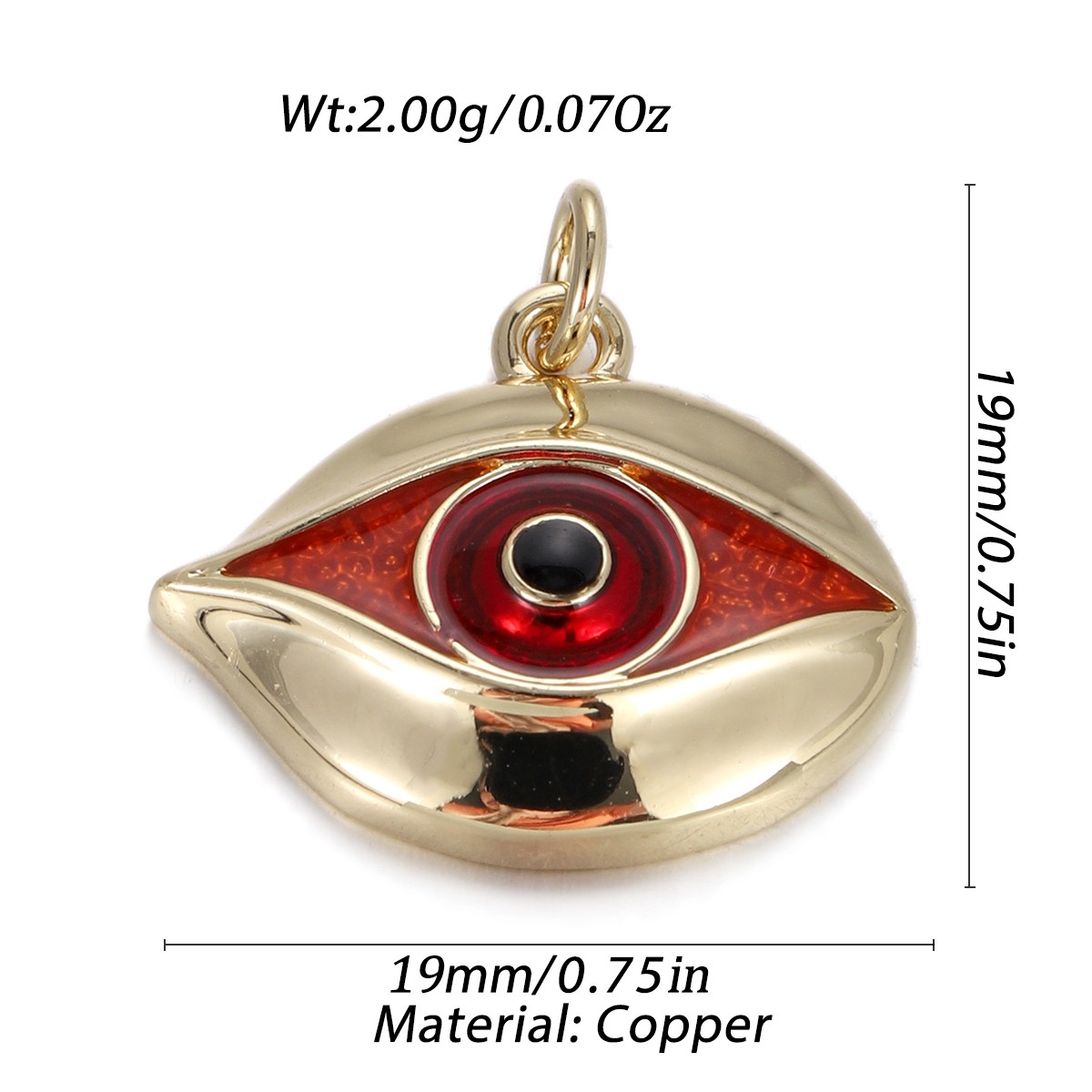 Gold Evil Eye Pendant DIY for Bracelet Necklace Charm Jewelry Making Accessories - Bild 16 von 72