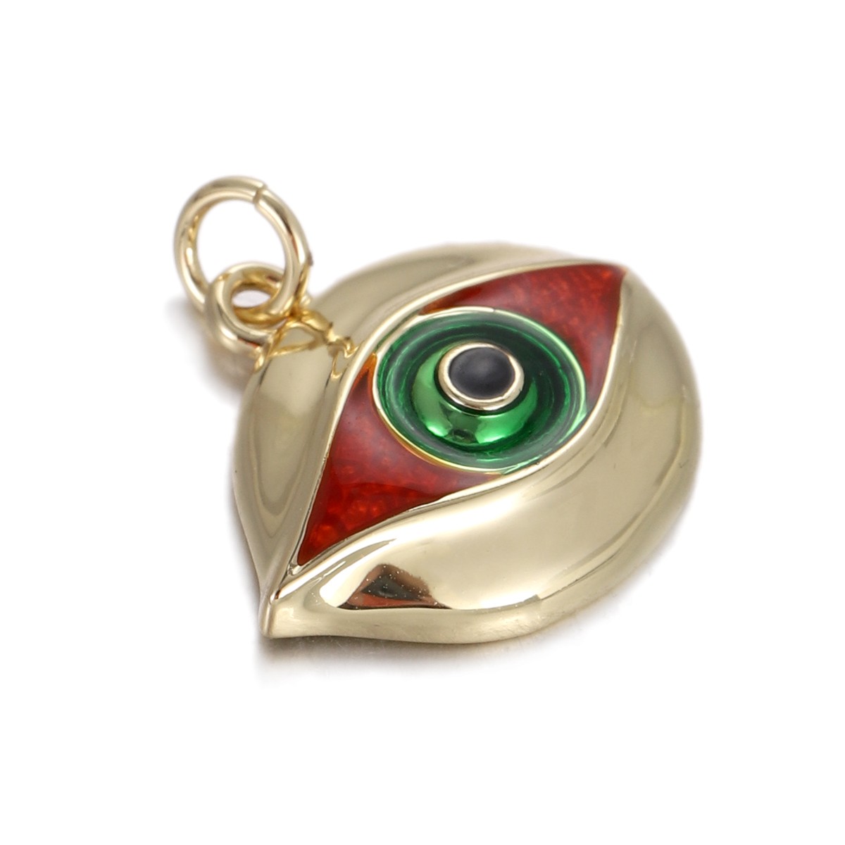 Gold Evil Eye Pendant DIY for Bracelet Necklace Charm Jewelry Making Accessories - Bild 20 von 72