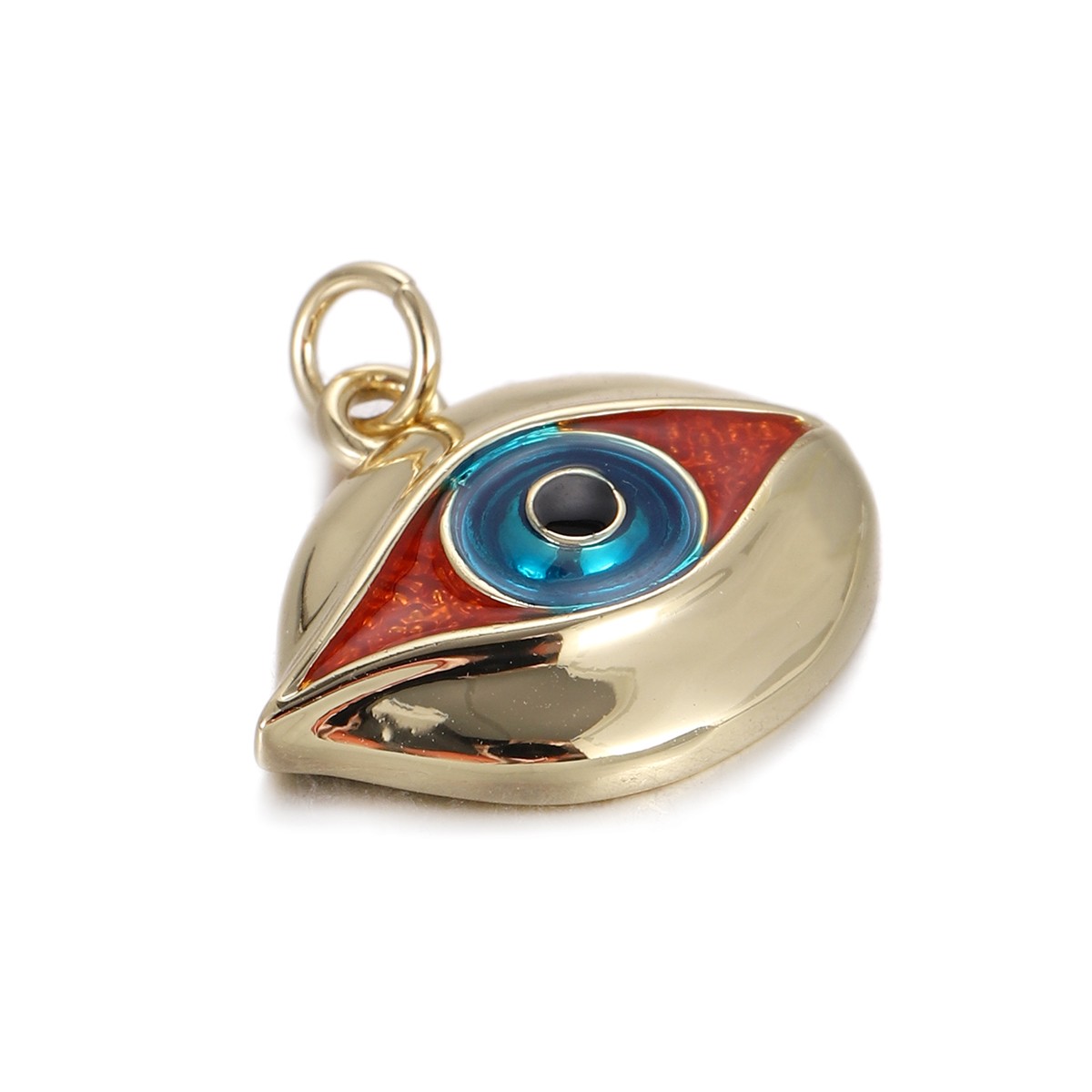 Gold Evil Eye Pendant DIY for Bracelet Necklace Charm Jewelry Making Accessories - Bild 23 von 72