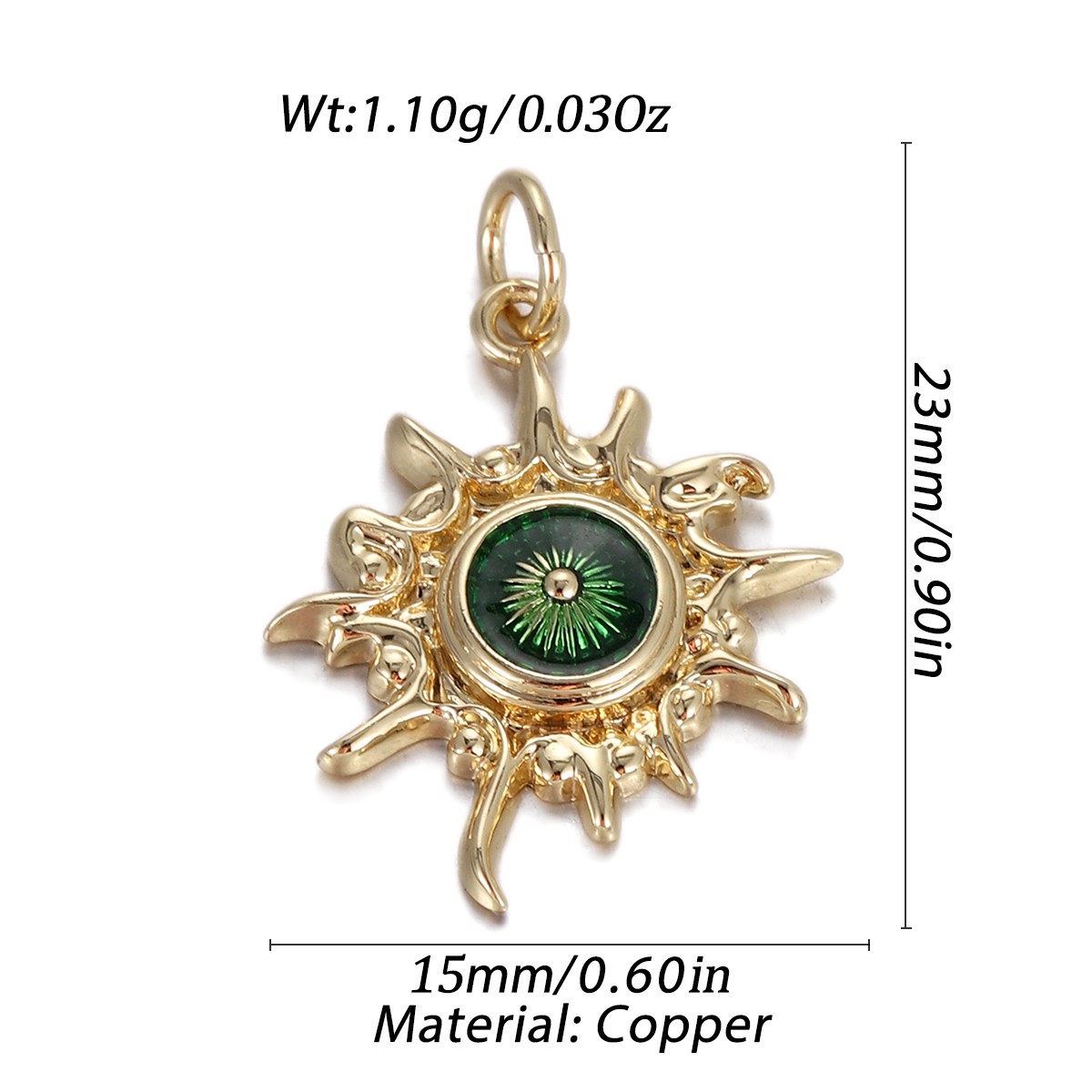Gold Evil Eye Pendant DIY for Bracelet Necklace Charm Jewelry Making Accessories - Bild 28 von 72
