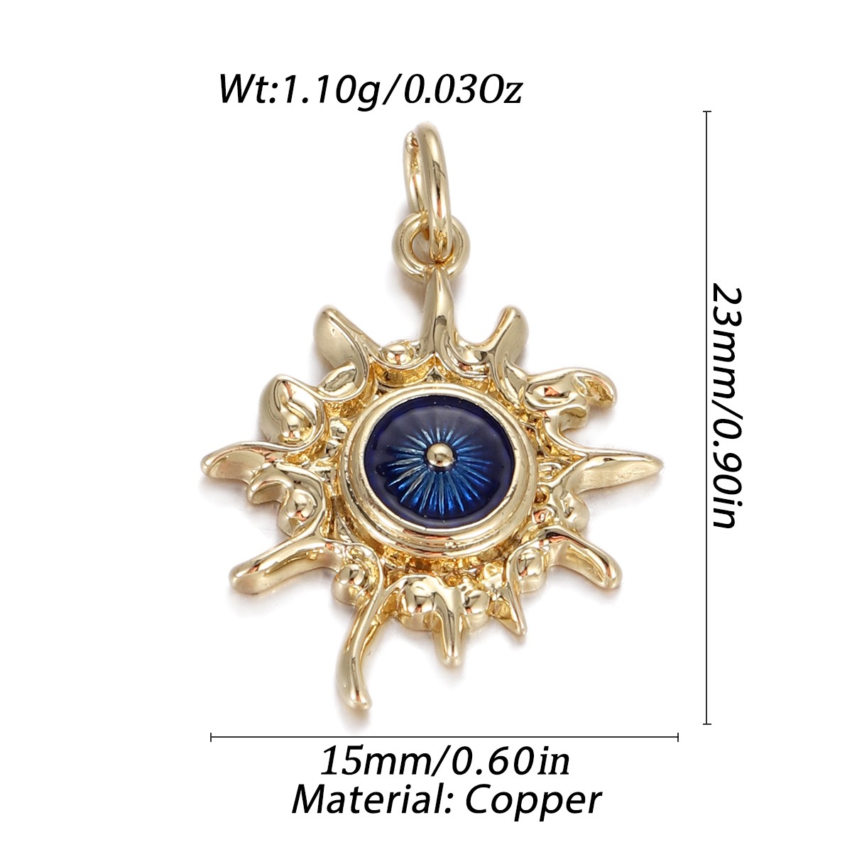 Gold Evil Eye Pendant DIY for Bracelet Necklace Charm Jewelry Making Accessories - Bild 31 von 72